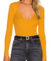 Revolve Camila Coehlo Ribbed Sweater In Clementine