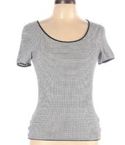 Armani Collezioni stretch knit dot top