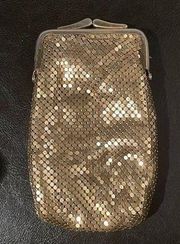 Euc Whiting, and Davis gold mesh case with kids lock