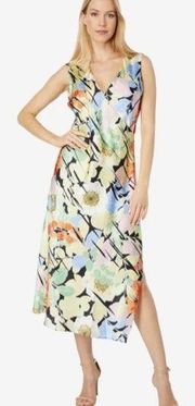 NEW Equipment Audricce Maxi 100% Silk Dress Floral Pattern Women’s Small NWT