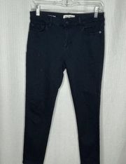 DL1961 Dark Blue Florence Cropped Jeans‎