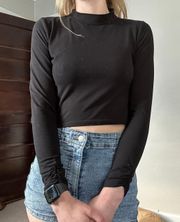 Mock Neck Layering Top