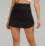 Lululemon Hotty Hot High Rise Skirt Black long 12