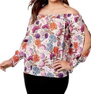 INC‎ sultry of the shoulders blouse size 1X