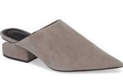 Ella Grey Suede Mules