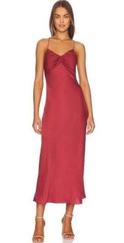 Favorite Daughter Envy Slip Dress in Merlot NWT Large