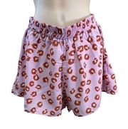 Karlie Purple and Orange Cheetah short pants