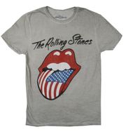 Graphic T-shirt With American Flag Tongue