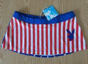 New  Patriotic Swimsuit Skirt Cover Up Medium Stretchy