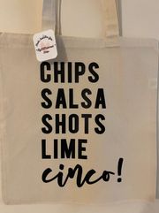 Chips Salsa Limes Tote Bag 