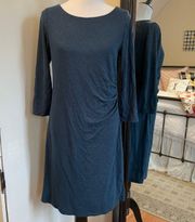 Medium Blue Maternity Dress