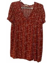 entro Floral Babydoll Dress. Size Large.  CDRS051