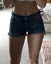 Cut Off Jean Shorts Distressed