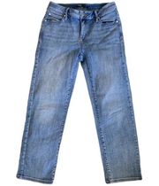 Simply Vera Wang Blue Cropped Denim Jean Size 4