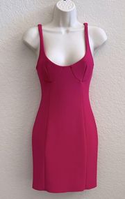 Bec + Bridge Amelie Magenta Sleeveless Mini BodyCon Slip Dress Women’s 6