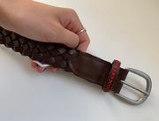 Brown Braided Belt 