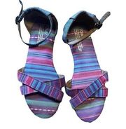 Toms multicolor flat sandals