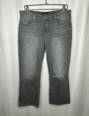 Hudson Gray Natalie‎ Midrise Boot Cut Crop Jeans