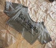 Small Cut Cropped  Strong Survive Tee Shirt