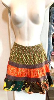 NWOT  boho free flowing skort. Sz S