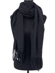 NWT Zara Wool Blend Scarf Black