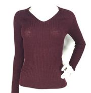 Reiss Elouise V Neck Fitted Wool Alpaca Sweater