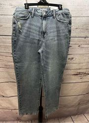 Sonoma straight jeans size 16, light wash- 2790