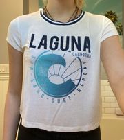 laguna california crop top