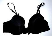 CHANTELLE 3295‎ BASIC INVISIBLE cup bra black neckline 36b