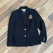 Apostrophe Essential Black Blazer Size 12