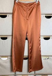 Jason Wu satin wide leg dress pants