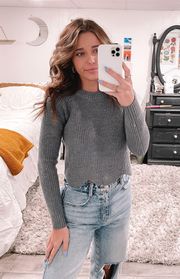 Dark Gray Knit Sweater!!