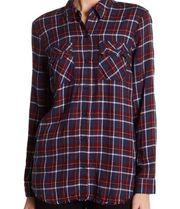 Splendid Marguerite Plaid Button Down Shirt