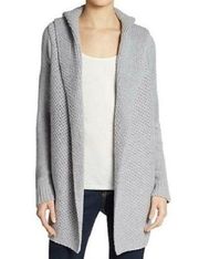 Vince Grey Yak/Wool Honeycomb Knit Jacket Cardigan