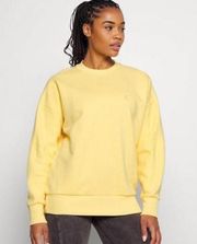 Sweaty Betty Yellow Pullover Sweatshirt Crewneck Sweater size Small