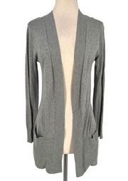 Premise Open Front Cardigan Gray Size XS