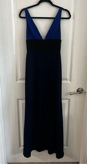 906 Jill Jill Stuart Color Block Maxi Dress Size 0