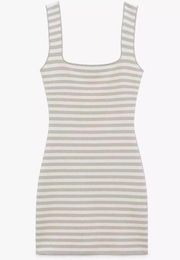 Zara Stretchy Striped Dress