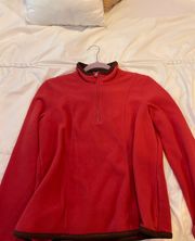 Red Quarter Zip