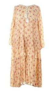 NWT Christy Dawn The Paloma in Tea Rose Bloom Floral Lined Midi Dress L