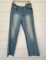 Baby Phat Women’s 18 Straight Leg Embroidered Y2K 2000s Jeans Deadstock NWT