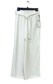 1.STATE Nordstrom Woman’s Tie Waist Ankle Dress Pants Soft Cream Size 4