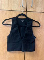 Black Crop Tank