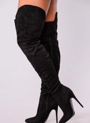 Thigh-high Black Boots