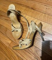 Vintage  y2k Clear Transparent kitten Heeled Sandals Crisscross Strappy wood Leather knot Twist 90’s High heels pumps transparent heel