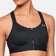 Firm Zip Up Sportsbra Black Medium 34