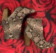 NEW CARLOS SANTANA boots shoes TIBBIE Sz 10 snake