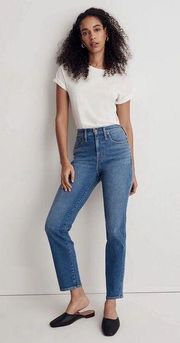 Madewell Stovepipe Size 25 Blue jeans Medium Wash 26” Inseam