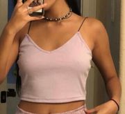 Lavender Cropped Cami