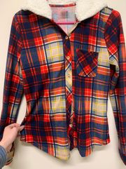 Red Flannel Hoodie